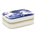 thumbnail image 1 of Starry Unicorn Velvet Portable Jewelry Box with Removable Compartment - Necklace, Earring, and Travel Organizer - Gift, 1 of 7
