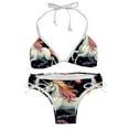 thumbnail image 1 of Starry Unicorn Women's Detachable Sponge Adjustable Strap Bikini Set Swimsuit - Two-Pack for Beach Pool Party, 1 of 6
