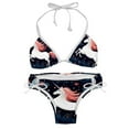 thumbnail image 1 of Starry Unicorn Women's Detachable Sponge Adjustable Strap Bikini Set Swimsuit - Two-Pack for Beach Pool Party, 1 of 6