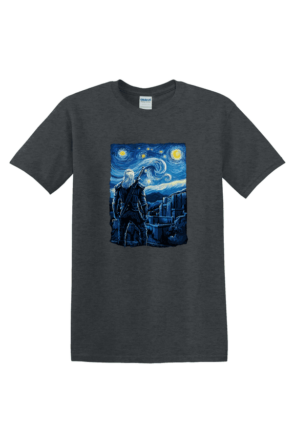 Starry Witcher Graphic T-Shirt