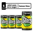 thumbnail image 1 of Starry Zero Sugar Lemon Lime Soda Pop, 7.5 fl oz, 6 Pack Mini Cans, 1 of 8
