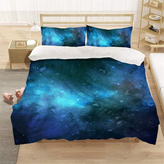 Starry sky Duvet Cover Set,Bedding Set for Kids and Adult, Home Decor, Full Size