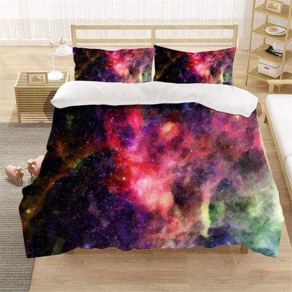Starry sky Duvet Cover Set,Bedding Set for Kids and Adult, Home Decor,Twin Size