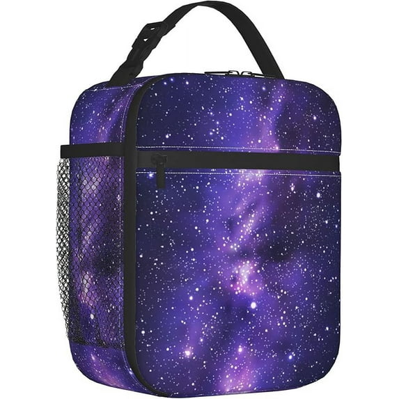 Starry sky Lunch Bags For Men Women Reusable Tote Lunch Bag For Office Work Picnic Camping Thermal Insulation And Cold Preservation Lunch Bag