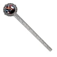 thumbnail image 1 of Starry sky animals Vintage Silver Lace-Edged Bookmark: the Gift for Book Lovers and Readers, 1 of 1