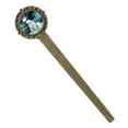 thumbnail image 1 of Starry sky polar bear Book Mark: Lace Bookmark in Antique Bronze - Great Reading Accessory for Book Lovers, 1 of 5