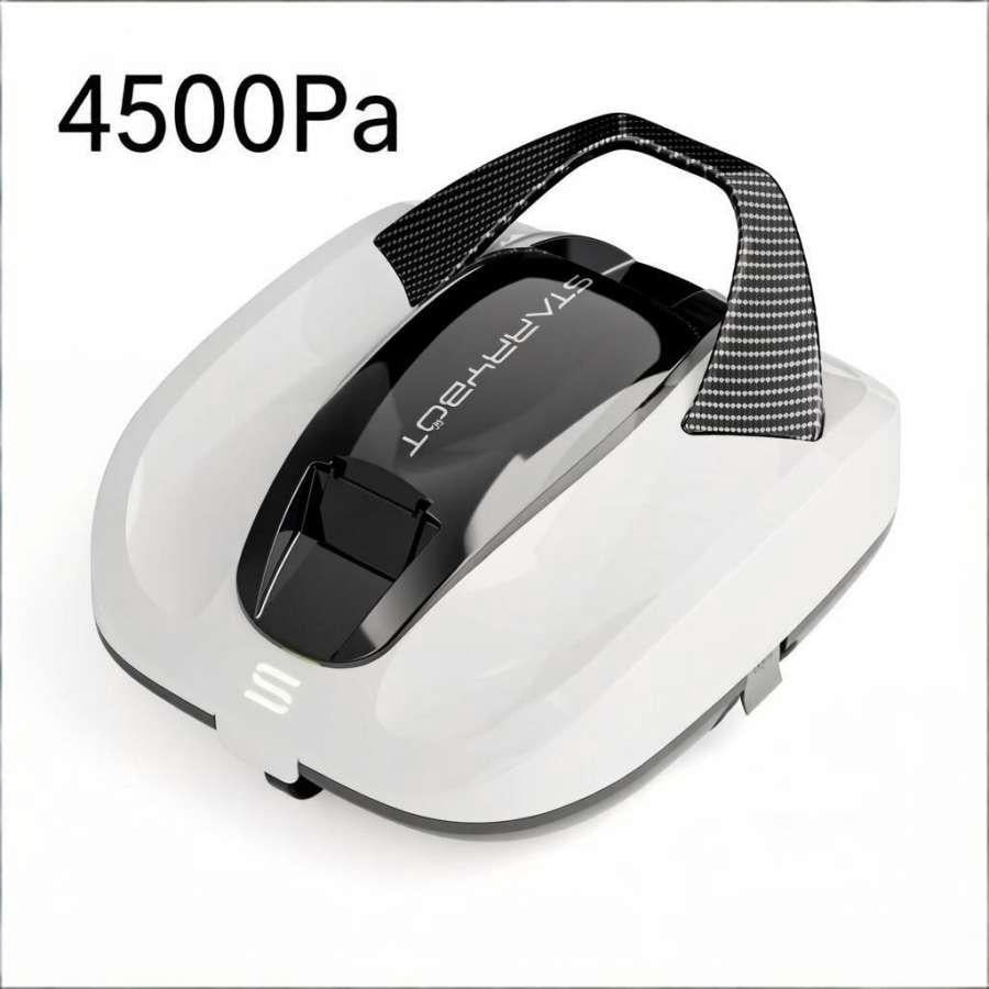 Starrybot Cordless Robotic Pool Cleaner, Portable Swimming Robotic Pool Vacuum Self-Parking Technology, Ideal for Above-Ground Pools