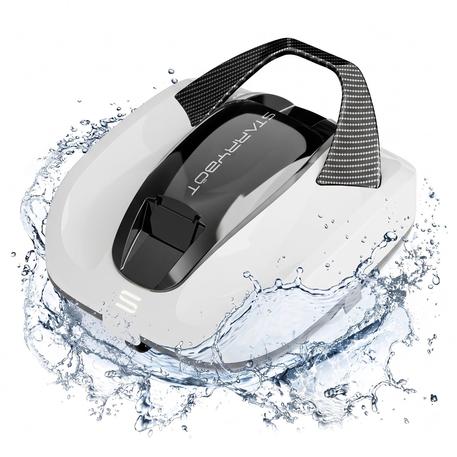 Starrybot Cordless Robotic Pool Cleaner, Portable Swimming Robotic Pool Vacuum Self-Parking Technology, Ideal for Above-Ground Pools