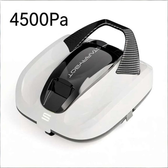Starrybot Cordless Robotic Pool Cleaner, Portable Swimming Robotic Pool Vacuum Self-Parking Technology, Ideal for Above-Ground Pools
