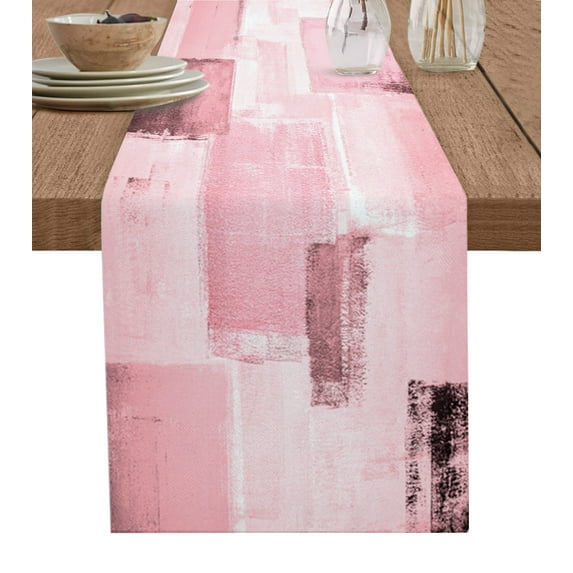 Stars 4th of July Table Runner Patriotic Memorial Day Kitchen Dining Table ration for Home Party Holiday Indoor Outdoor
