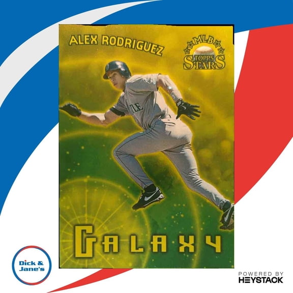 Excellent Seattle Mariners Alex Rodriguez #G8 Stars Galaxy Gold Baseball Card by Topps