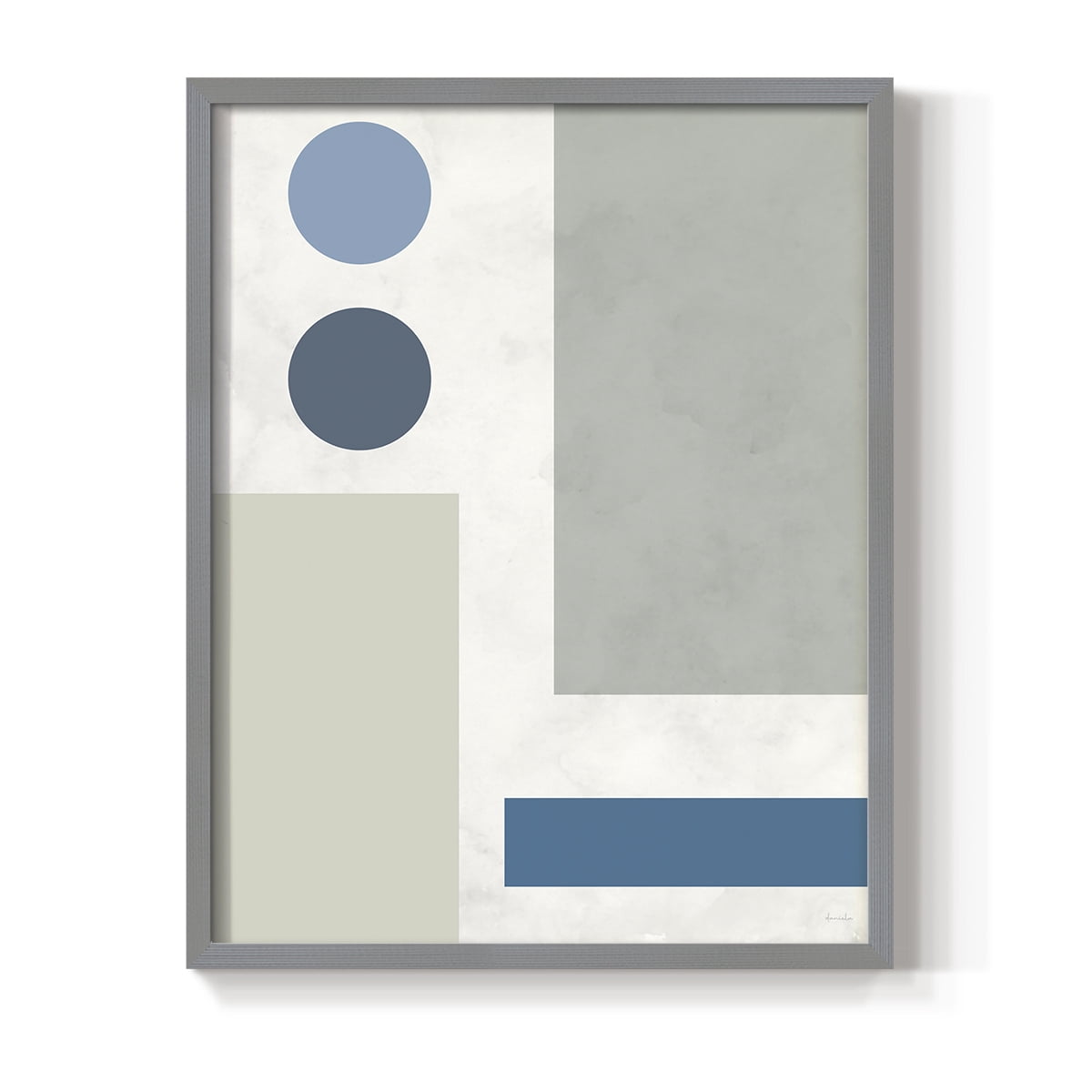Stars Align I in Gray Solid Wood 22 x 28 Framed Print