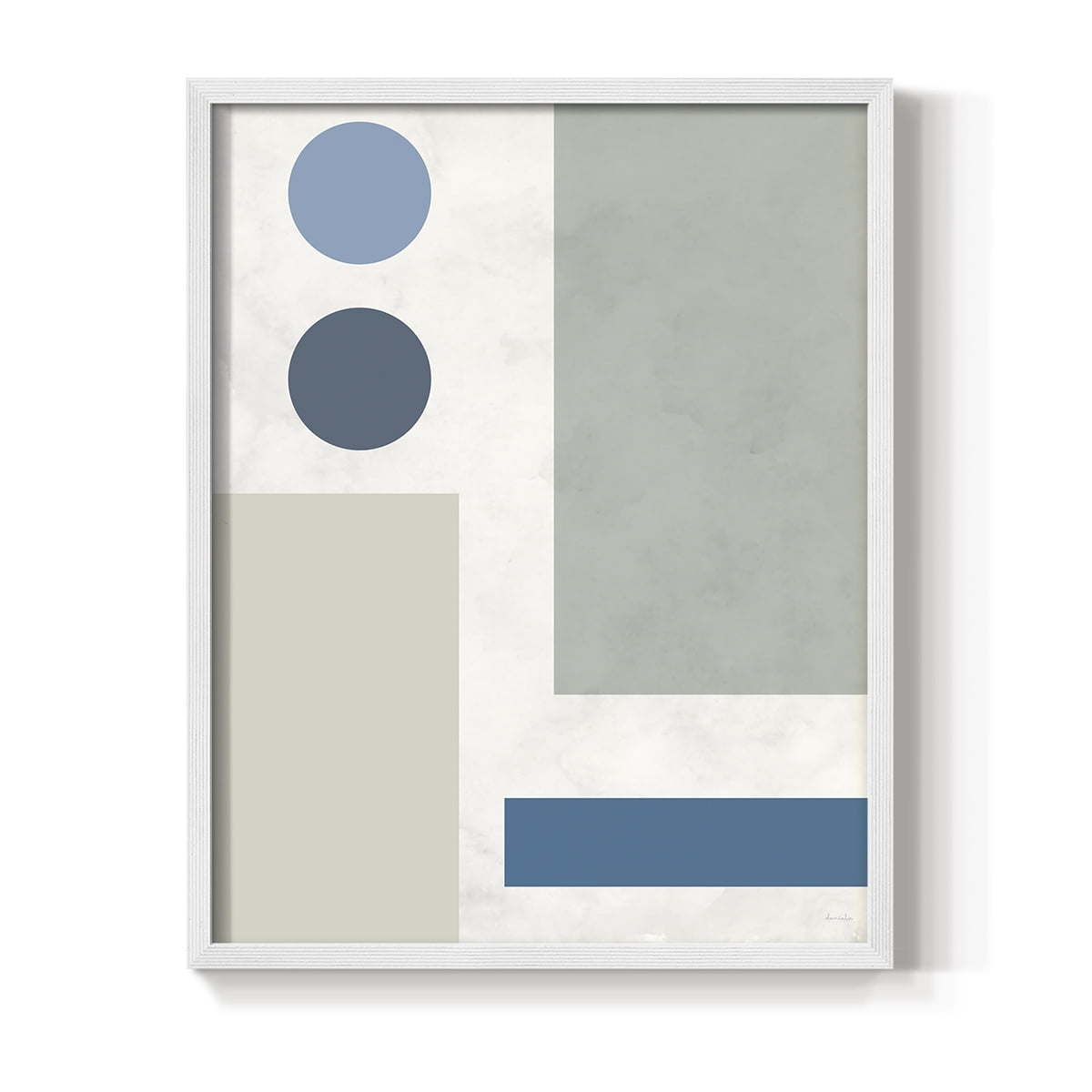 Stars Align I in White Solid Wood 11 x 14 Framed Print