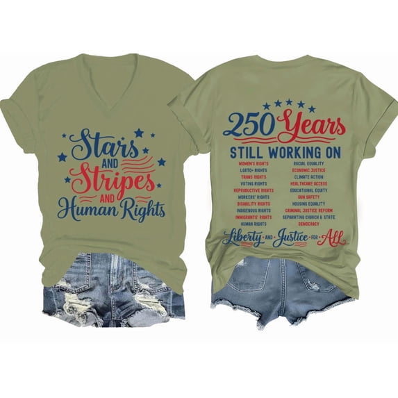 Stars And Stripes And Human Rights Shirt, 250 Years Still Working On Social Justice Shirts, Stars Stripes And Human Rights