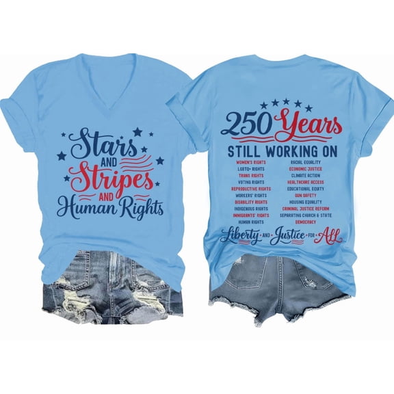 Stars And Stripes And Human Rights Shirt, 250 Years Still Working On Social Justice Shirts, Stars Stripes And Human Rights