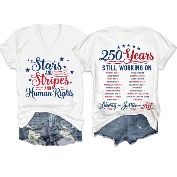 Stars And Stripes And Human Rights Shirt, 250 Years Still Working On Social Justice Shirts, Stars Stripes And Human Rights
