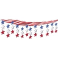 thumbnail image 1 of Stars And Stripes Ceiling Decor 12" X 12' - 6 Pack (1 Per Package), 1 of 2