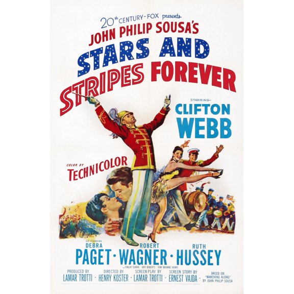 Stars And Stripes Forever U Canvas Art -  (11 x 17)