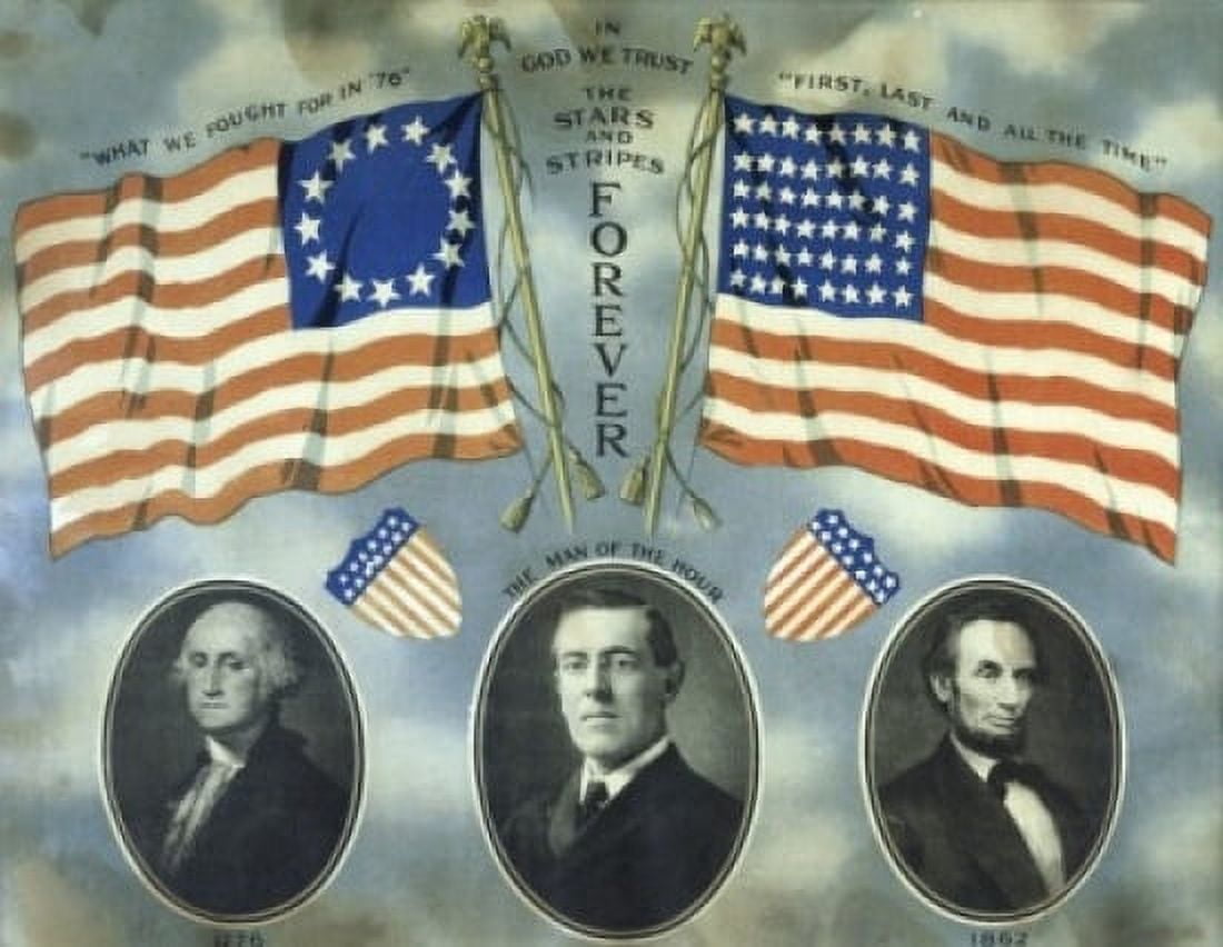 Stars And Stripes Forever World War I Posters Canvas Art - (24 x 36)