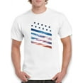 thumbnail image 1 of Stars And Stripes Landscape Men T-Shirt, Male Medium, 1 of 4