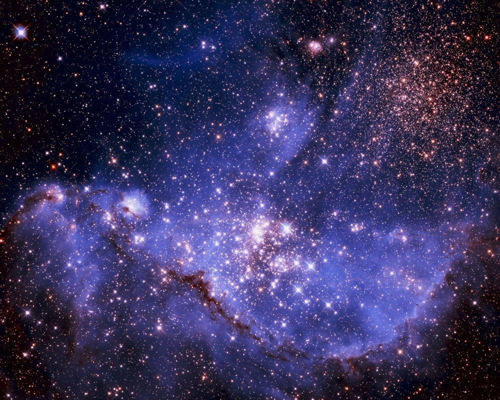 Stars And The Milky Way Canvas Art - Don Hammond Design Pics (30 x 24)