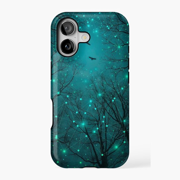 Stars Blossomed Night Sky Phone Case 17 16 15 14 13 12 11 Pro Max