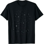 Stars Constellation Astronomy Astronomer Astrophysics T-Shirt men and women can wear, black, white, gifts.