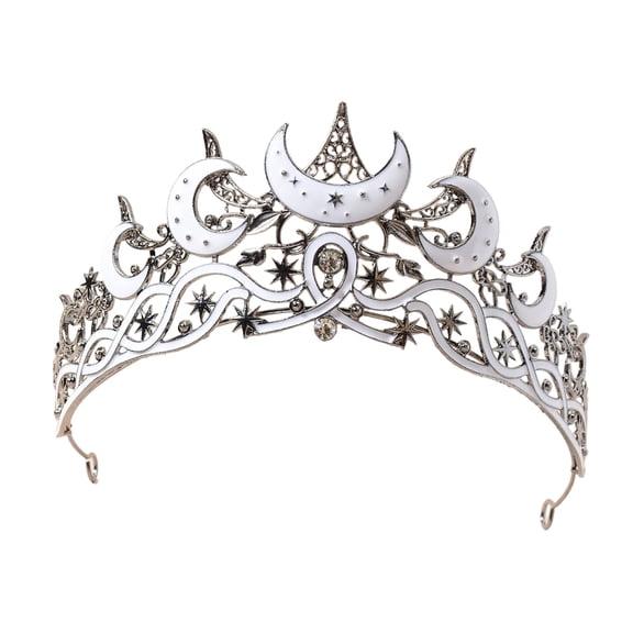 Stars Crowns Headpiece Punk Bridal Tiaras Hairhoop For Weddings Parties Costume Event Dressingup Accessory