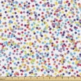 thumbnail image 1 of Ambesonne Stars Fabric by the Yard Upholstery, Colorful Star Pattern, 3 Yards, Multicolor, 1 of 4
