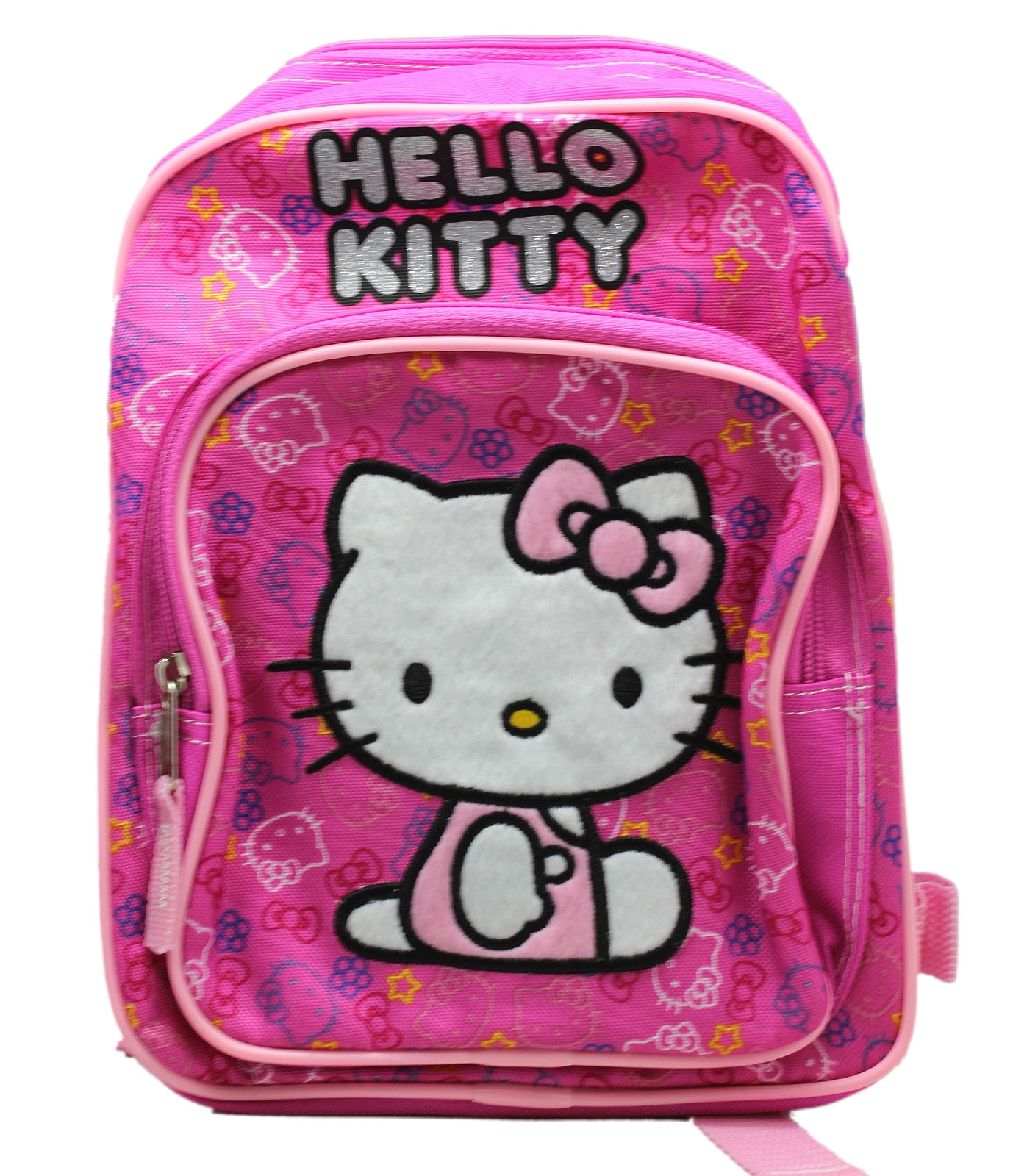 Mini Backpack - Hello Kitty - Pink Kitty Head & Bows 10 inch New School Bag 824997, Girl's, Size: 10H x 8W x 4.25D