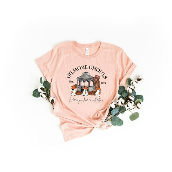 Stars Hollow Fall Leaves Gilmore Sweatshirt, Ghost Stars Hallow Shirt, Halloween Shirt, Where You Lead I Will Follow, Fall Shirt