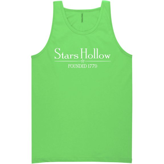 Stars Hollow Founded 1779 Neon Tank Top