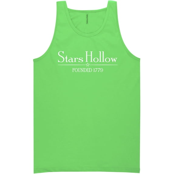 Stars Hollow Founded 1779 Neon Tank Top