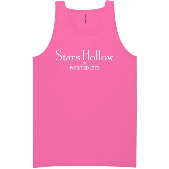 Stars Hollow Founded 1779 Neon Tank Top