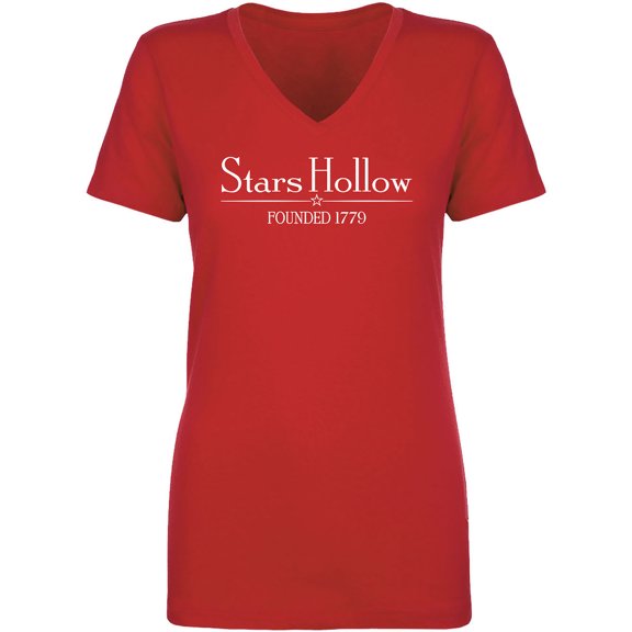 Stars Hollow Founded 1779 Womens V-Neck T-Shirt