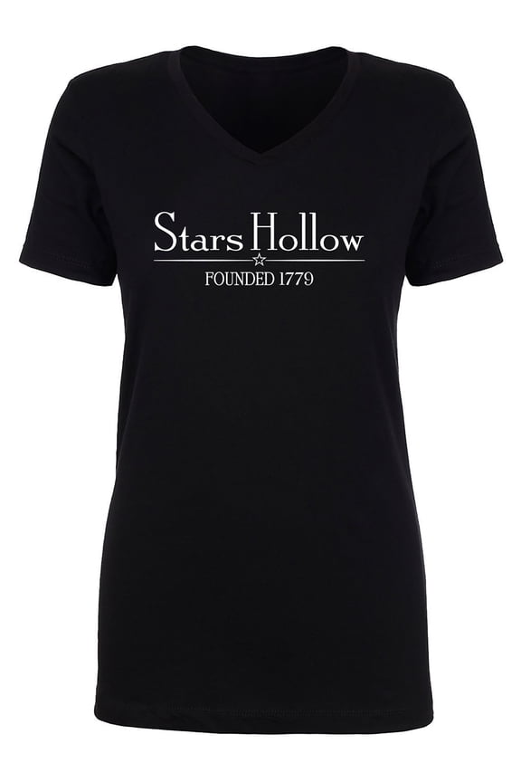 Stars Hollow Founded 1779 Womens V-Neck T-Shirt