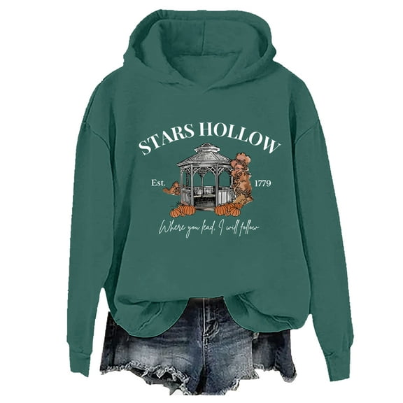 Stars Hollow Hoodie Vintage Stars Hollow Where You Lead I Will Follow Shirt Unisex