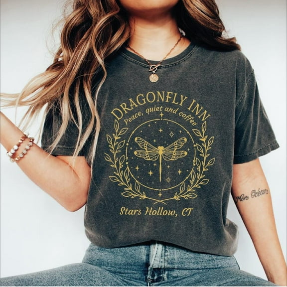 Stars Hollow Shirt, Dragonfly Inn Shirt, Hollow Shirt, Lukes Diner Tee, Matching Women Shirt, Stars Hollow Tee