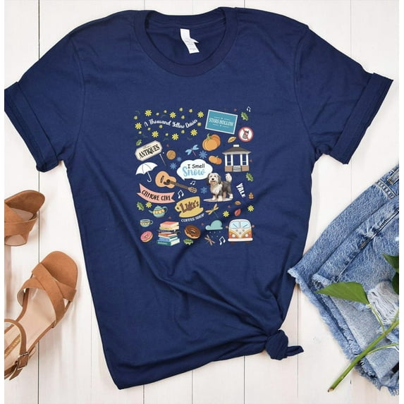 Stars Hollow Shirt, Lue's coffee shop tee, Gilmore girl shirt, Stars Hollow tee, Book lover shirt, Bookish tee, Fall tee, Stars Hollow tee Tshirt All Size S-5XL