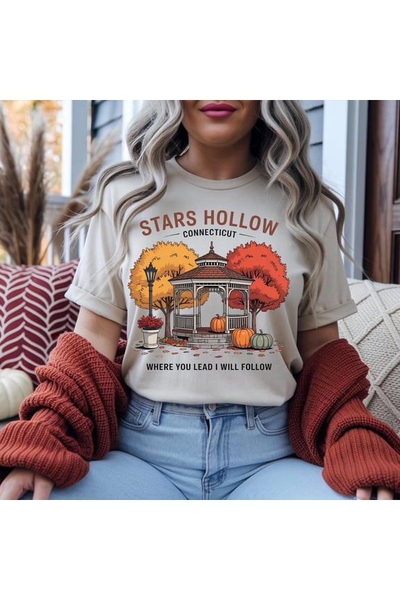 Stars Hollow Shirt, Stars Hollow Where You Lead, I Will Follow Shirt, Vintage Style Lukes Diner Tee, Annual Autumn Festival shirt, F7282 All Size S-5Xl