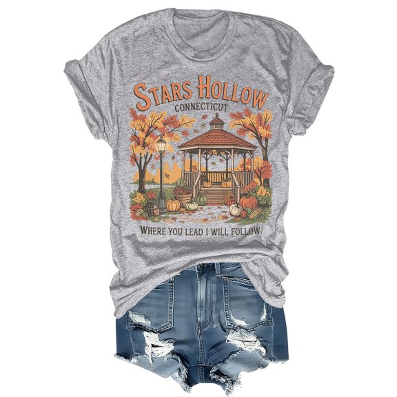 Stars Hollow Shirt Vintage Stars Hollow Connecticut Where You Lead I Will Follow Shirt