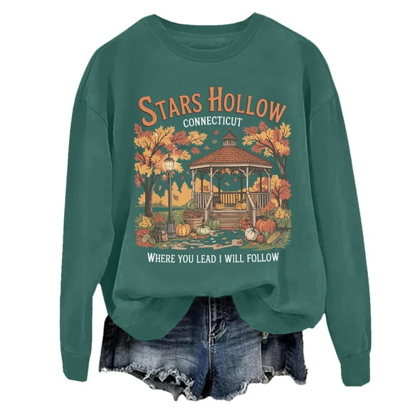 Stars Hollow Sweatshirt Stars Hollow Connecticut Where You Lead I Will Follow Shirt