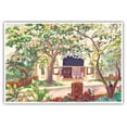 thumbnail image 1 of Stars In Their Eyes - Diamond Head Theater (Broadway of the Pacific) - From an Original Hawaii Watercolor Painting by Peggy Chun - Master Art Print (Unframed) 13in x 19in, 1 of 4