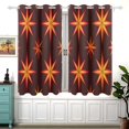 thumbnail image 1 of Stars Light 54×55 Inch Black Out Curtains 2 Packs Aesthetic for Bedroom Living Room Sliding Glass Doors Kitchen Windows, 1 of 5