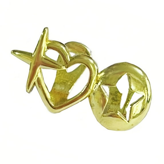 Stars Motifs Tooth Grills Jewelry Silver Gold Tooth Caps Brass Materials Corrosions Resistant Unisex Fashion Accessories