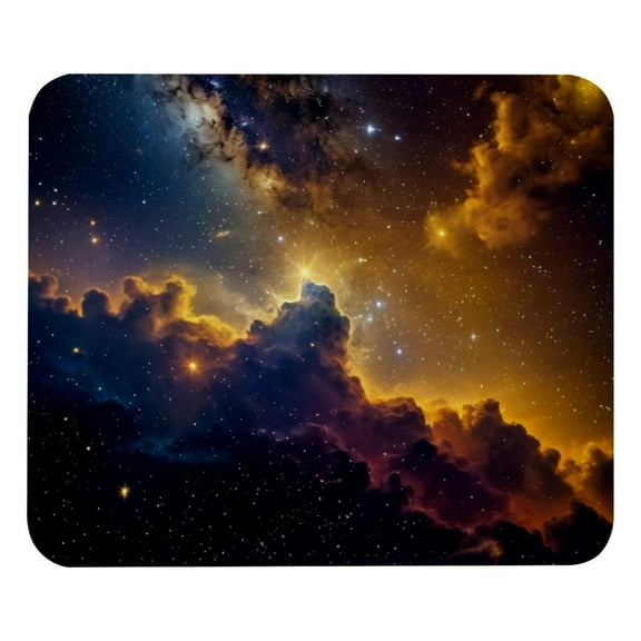 Stars Nebula Mouse Pad, Rubber Base Computer Mouse Pads for Wireless Mouse