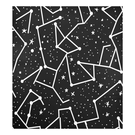 Stars Pattern Design Magnetic Dishwasher Decal 23''x26'' Easy to Clean Single Sided Print
