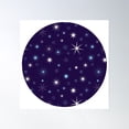thumbnail image 1 of Stars Pattern Poster Wall Art, Modern Wall Decor, 16x16 UNFRAMED, 1 of 3
