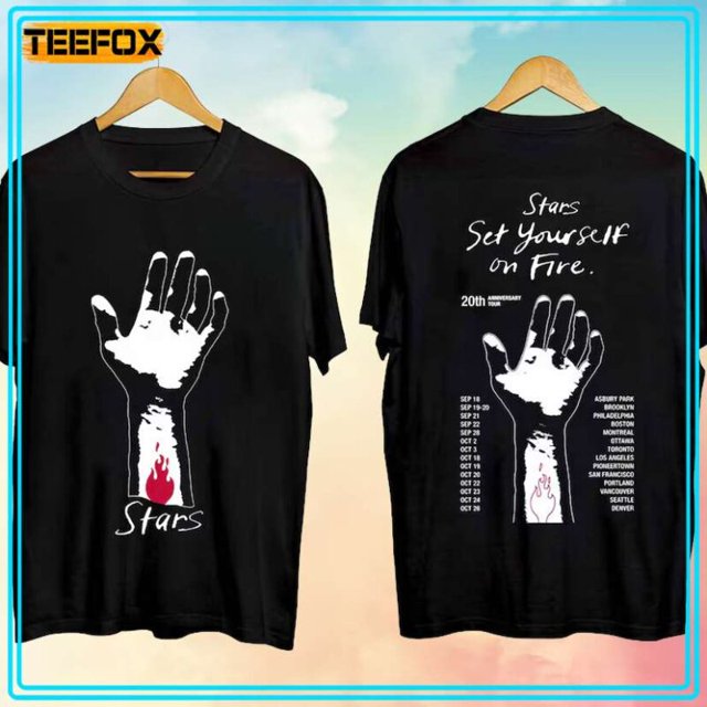 Stars Set Yourself on Fire 20th Anniversary Tour 2024 Concert TShirt