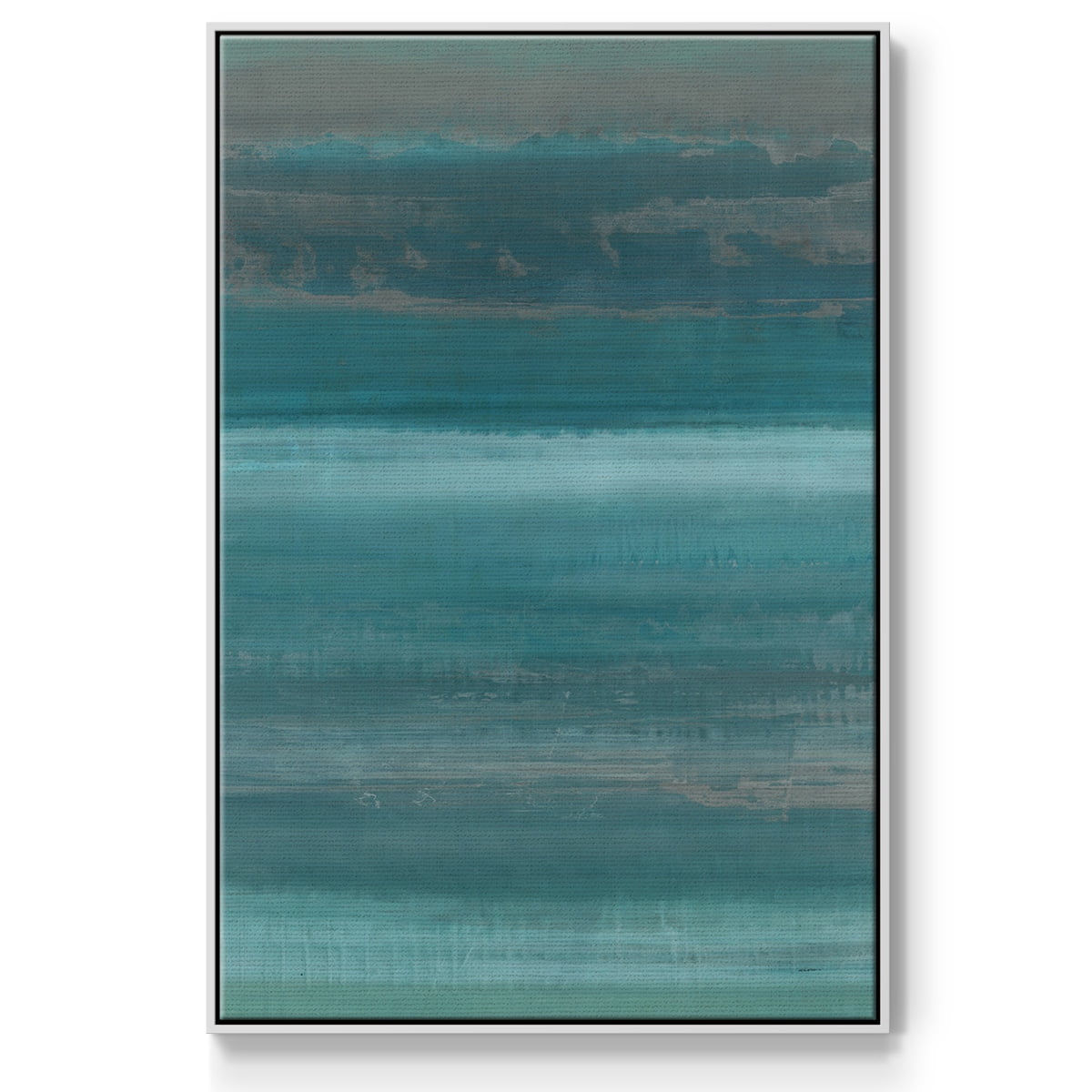 Stars & Shores I Framed Premium Gallery Wrapped Canvas - Ready to Hang - 25 x 37 - White Floating Frame